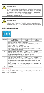 Preview for 8 page of Moxa Technologies IMC-21GA Hardware Installation Manual