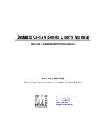 Preview for 1 page of Moxa Technologies Industio CI-134 Series User Manual