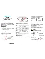 Preview for 1 page of Moxa Technologies MAR-2000 Quick Installation Manual