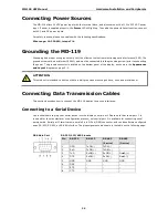 Предварительный просмотр 13 страницы Moxa Technologies MD-119 Hardware Manual