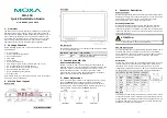 Preview for 1 page of Moxa Technologies MD-124 Series Quick Installation Manual