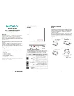 Предварительный просмотр 1 страницы Moxa Technologies MD-219 Series Quick Installation Manual