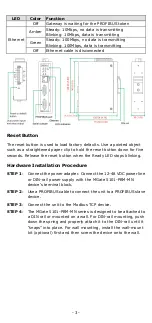 Preview for 3 page of Moxa Technologies MGate 5101-PBM-MN Quick Installation Manual