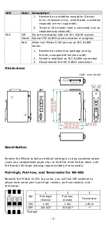 Предварительный просмотр 3 страницы Moxa Technologies MGate 5119 Series Quick Installation Manual