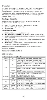 Preview for 2 page of Moxa Technologies MGate EIP3170 Quick Installation Manual