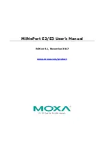 Moxa Technologies MiiNePort E2 User Manual предпросмотр