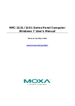 Moxa Technologies MPC-2101 Series User Manual preview