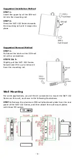 Preview for 5 page of Moxa Technologies NAT-102 Series Quick Installation Manual