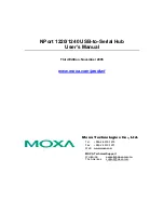 Moxa Technologies NPort 1220 User Manual preview