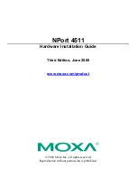 Moxa Technologies NPort 4511 Hardware Installation Manual preview