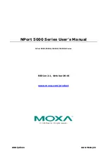 Moxa Technologies NPort 5000 Series User Manual preview