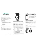 Moxa Technologies NPort 5110A Quick Installation Manual preview