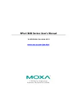 Preview for 1 page of Moxa Technologies NPort 5610-8 User Manual