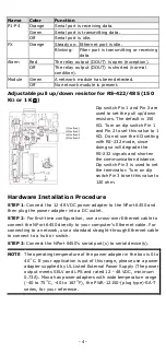 Предварительный просмотр 4 страницы Moxa Technologies NPort 6450 Series Quick Installation Manual