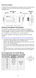 Предварительный просмотр 5 страницы Moxa Technologies NPort 6450 Series Quick Installation Manual