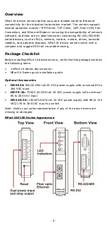 Preview for 2 page of Moxa Technologies NPort IA5000 Series Quick Installation Manual