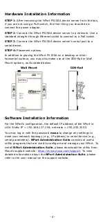 Preview for 4 page of Moxa Technologies NPort P5150A Series Quick Installation Manual