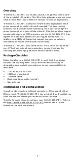 Preview for 2 page of Moxa Technologies OnCell 3120-LTE-1 Quick Installation Manual