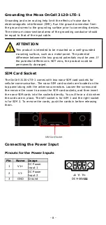 Preview for 8 page of Moxa Technologies OnCell 3120-LTE-1 Quick Installation Manual