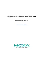 Preview for 1 page of Moxa Technologies OnCell G3110 User Manual