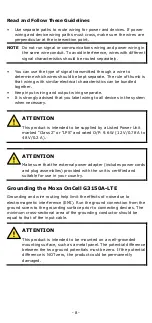 Preview for 8 page of Moxa Technologies OnCell G3150A-LTE Quick Installation Manual