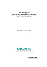 Preview for 1 page of Moxa Technologies PowerTrans PT-7728-PTP Hardware Installation Manual