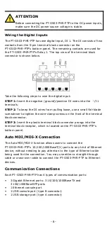 Preview for 8 page of Moxa Technologies PT-G503-PHR-PTP Series Quick Installation Manual