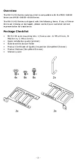 Preview for 2 page of Moxa Technologies RK-3U-02 Series Quick Installation Manual