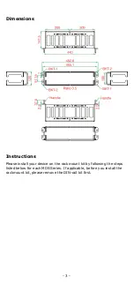 Preview for 3 page of Moxa Technologies RK-3U-02 Series Quick Installation Manual