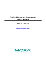 Moxa Technologies TAP-125 Series User Manual preview