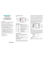 Предварительный просмотр 1 страницы Moxa Technologies TC-6110-W7E Quick Installation Manual