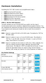 Предварительный просмотр 13 страницы Moxa Technologies TCC-100 Series Installation Manual