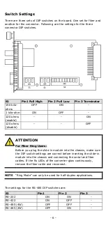 Preview for 6 page of Moxa Technologies TCF-142-M-SC-RM Quick Installation Manual