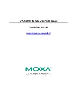 Предварительный просмотр 1 страницы Moxa Technologies ThinkCore DA-660-16-CE User Manual