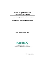 Preview for 1 page of Moxa Technologies ToughNet TN-5508 Series Hardware Installation Manual