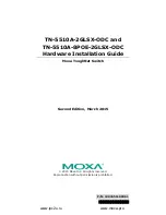 Moxa Technologies ToughNet TN-5510A-2GLSX-ODC Hardware Installation Manual preview