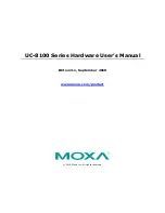 Moxa Technologies UC-8100 Series Hardware User Manual preview