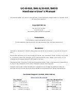 Preview for 2 page of Moxa Technologies UC-8410 Hardware User Manual