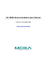 Предварительный просмотр 1 страницы Moxa Technologies UC-8580 Series Hardware User Manual