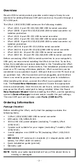 Preview for 2 page of Moxa Technologies UPORT 1200 series Quick Installation Manual