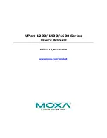 Preview for 1 page of Moxa Technologies UPort 1250 User Manual