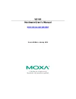 Moxa Technologies V2101 series Hardware User Manual preview