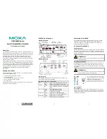 Moxa Technologies V2426A-C2 Quick Installation Manual предпросмотр