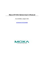 Preview for 1 page of Moxa Technologies VP-IR2 Series User Manual