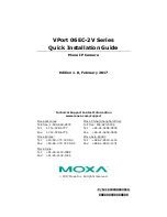 Preview for 1 page of Moxa Technologies VPort 06EC-2V36M Quick Installation Manual