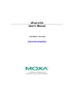 Moxa Technologies VPort 2110 User Manual preview