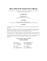 Preview for 2 page of Moxa Technologies VPort 25 Series User Manual