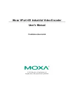 Moxa Technologies VPort 451 User Manual preview