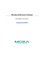 Preview for 1 page of Moxa Technologies W315A User Manual