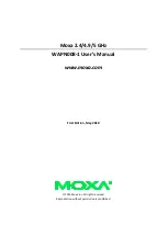 Preview for 1 page of Moxa Technologies WAPN008-1 User Manual